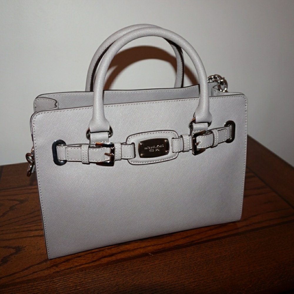 Gray Michael Kors Satchel - Picture 3 of 7
